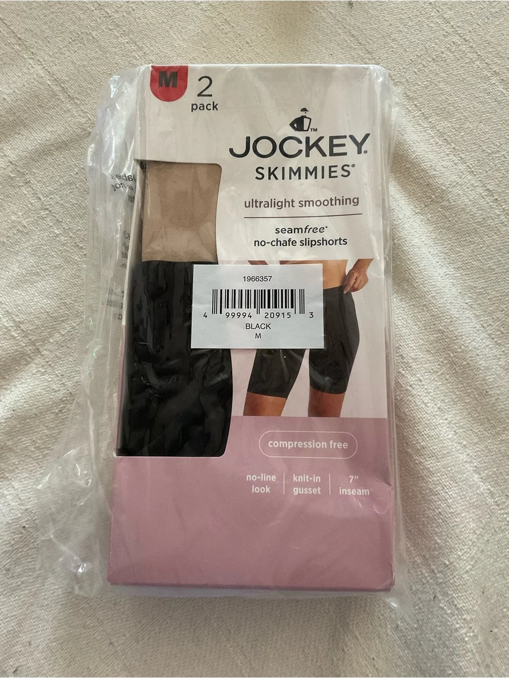 Jockey Women's Skimmies Slip Short, 2-pack